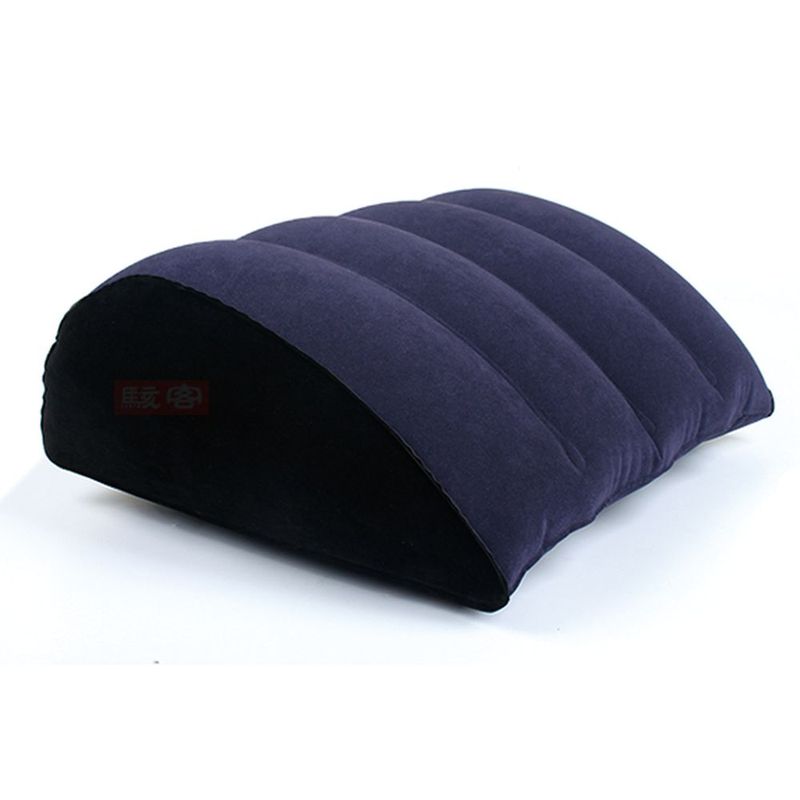 Inflatable arc sex positioning cushion