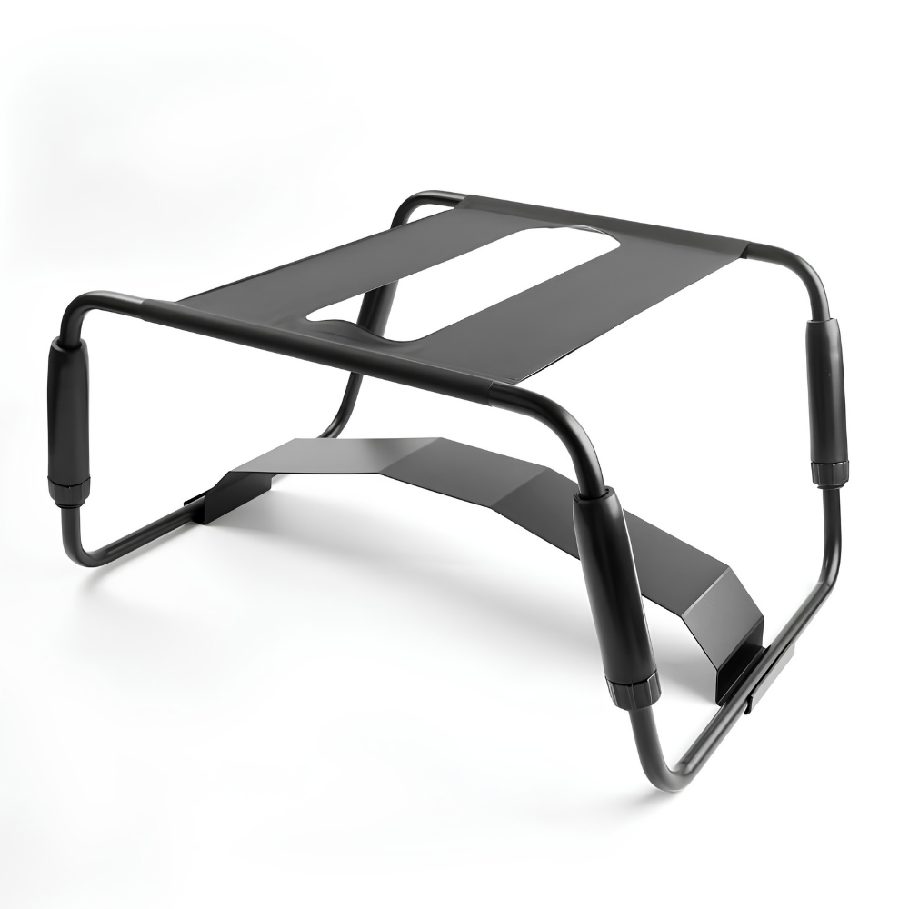 Adjustable Sex Chair with Arch Bridge Black