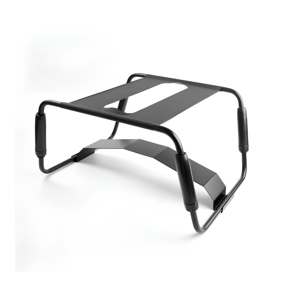 Adjustable Sex Chair with Arch Bridge Black