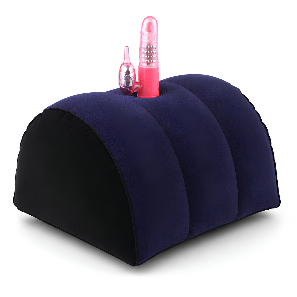 Inflatable Sex Positioning Pillow Half Dome with Toy Holder