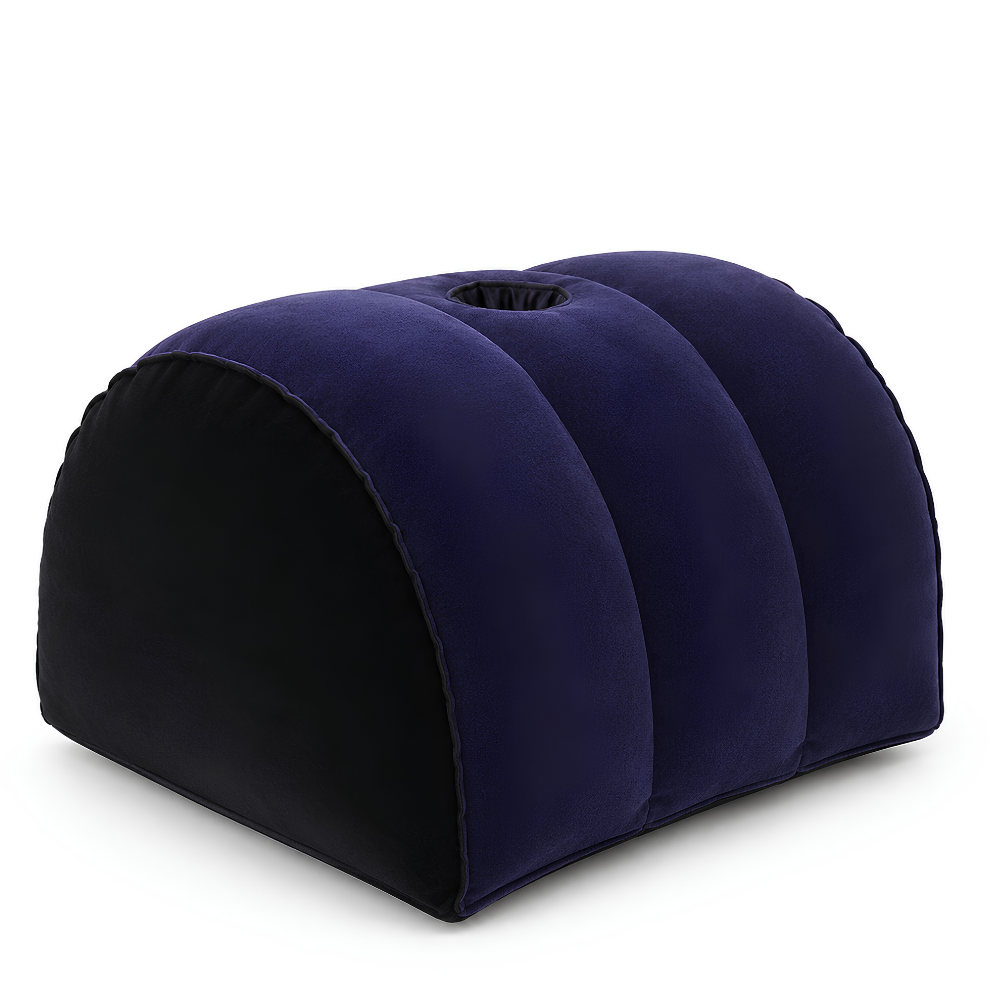 Inflatable Sex Positioning Pillow Half Dome with Toy Holder