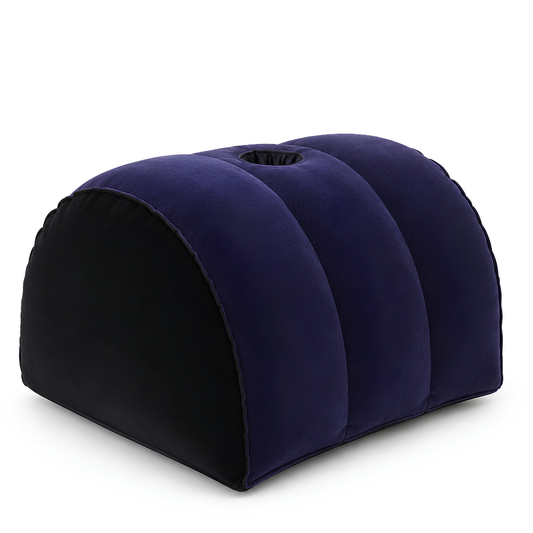 Inflatable Sex Positioning Pillow Half Dome with Toy Holder