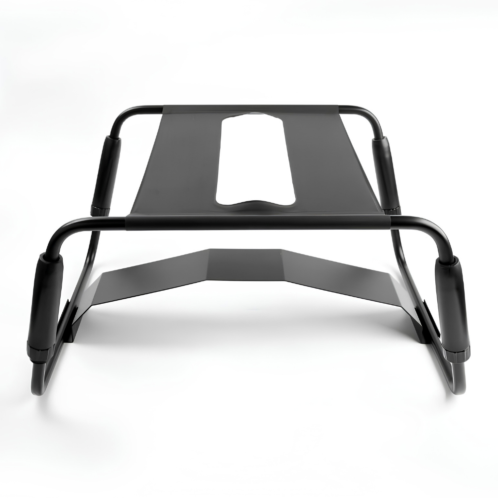 Adjustable Sex Chair with Arch Bridge Black