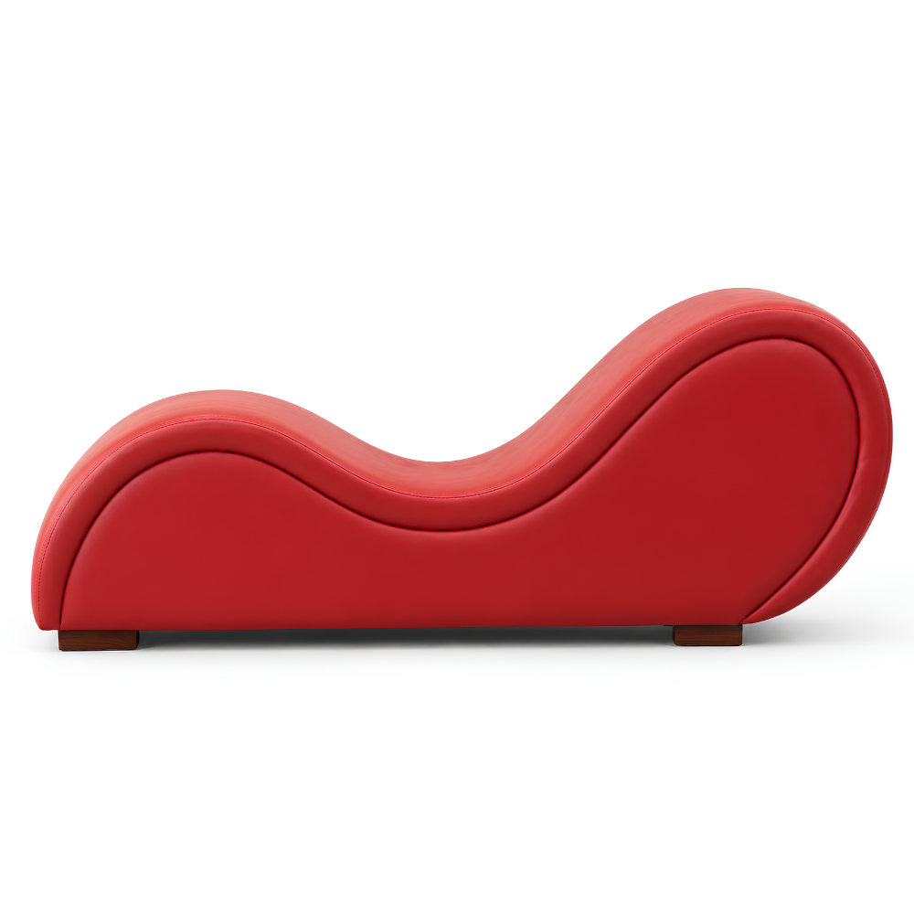 Mebon Chaise Love Lounge in Red – alternate view