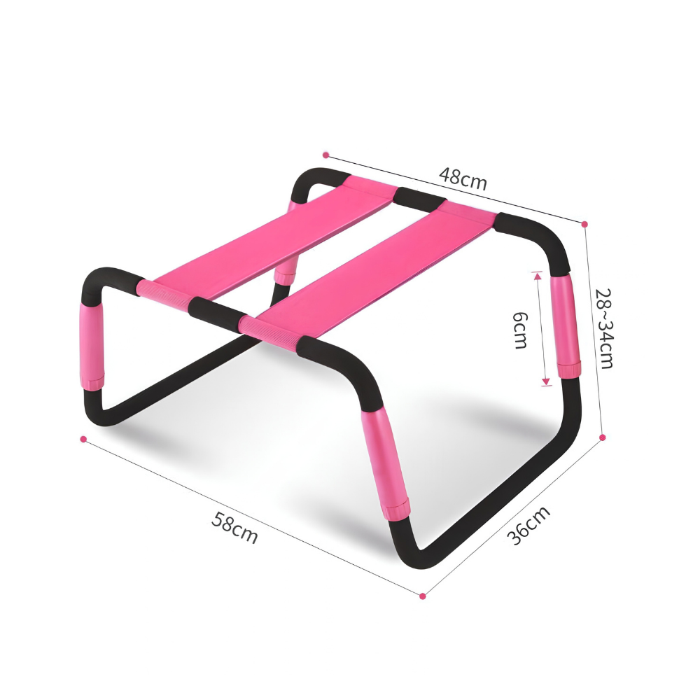 Adjustable Height Sex Chair Pink
