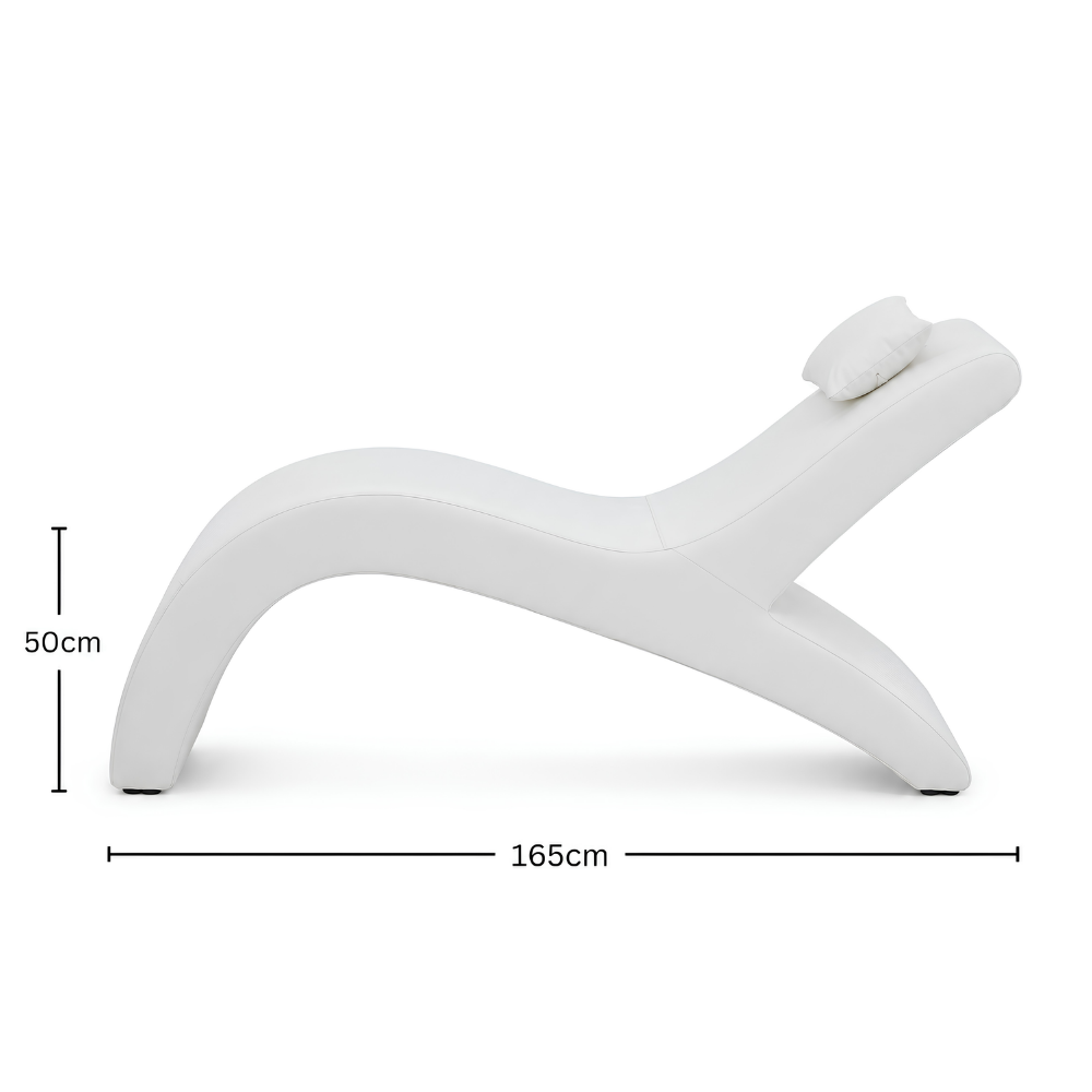 Halo Arc Love Lounge in White – further view