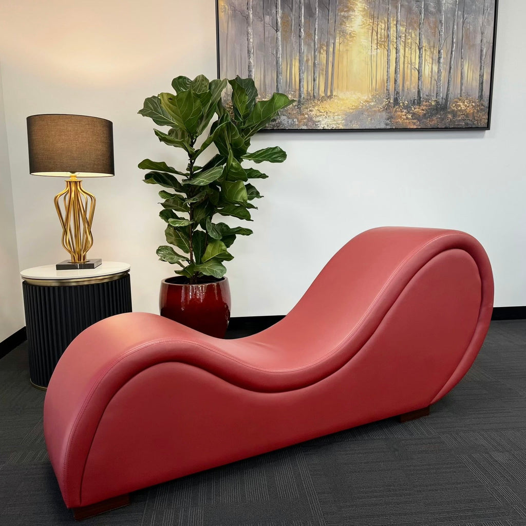 Mebon Chaise Love Lounge in Red – additional view