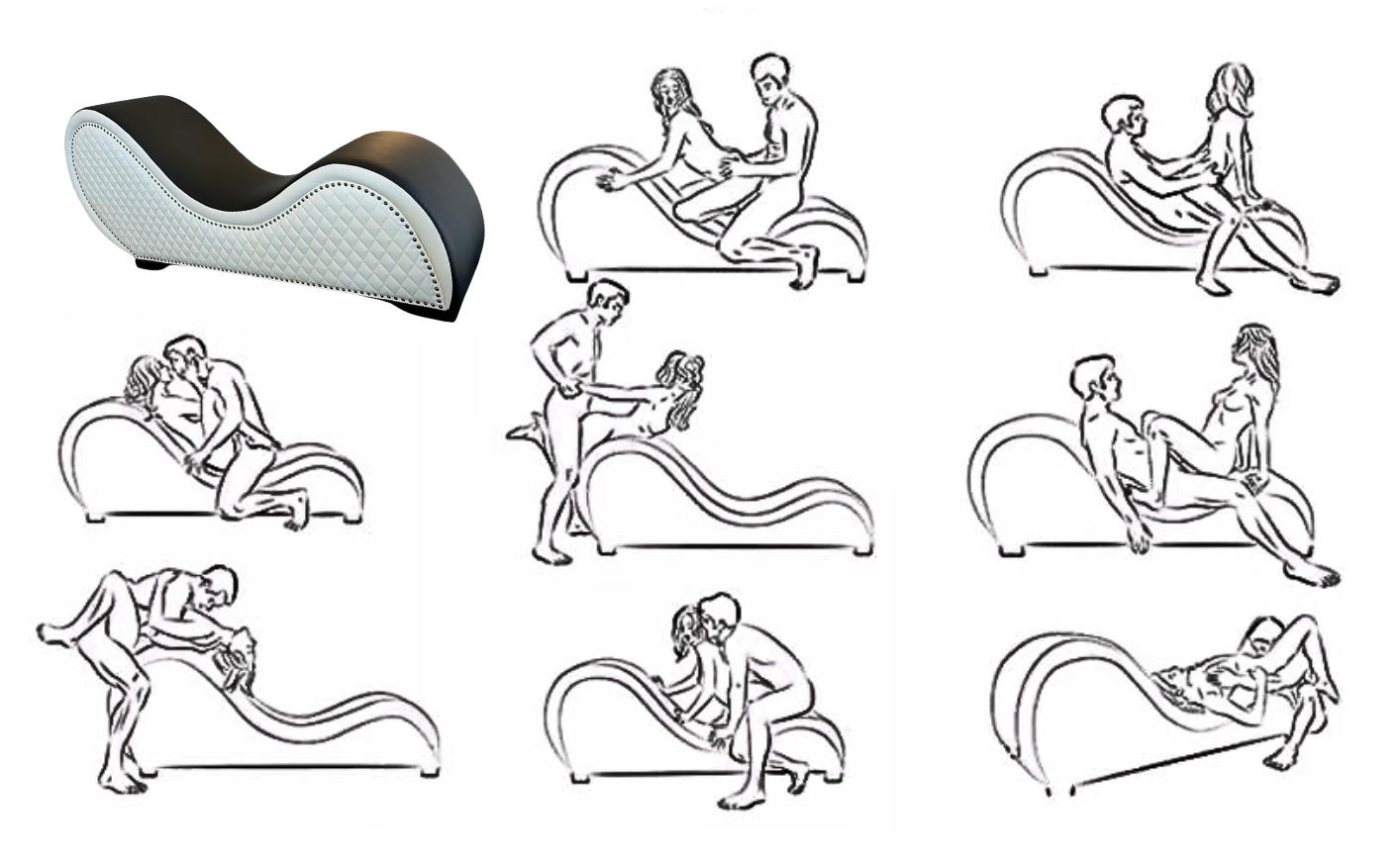 Love Lounge sex positions guide illustration